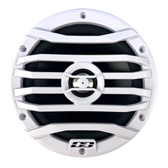 Front view of the Deaf Bonce DB-RX-7E 7-inch waterproof marine coaxial speaker showing the grille and cone design.