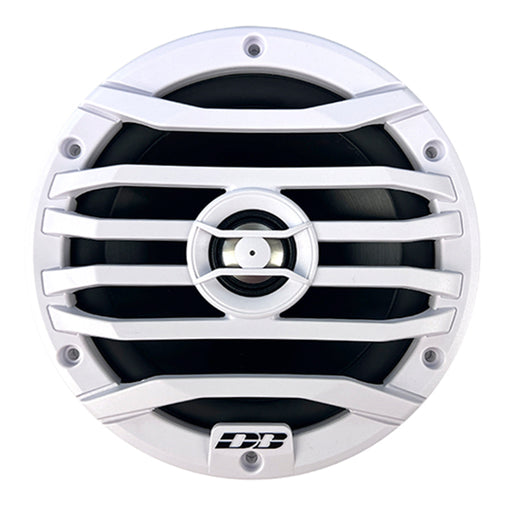Front view of the Deaf Bonce DB-RX-7E 7-inch waterproof marine coaxial speaker showing the grille and cone design.