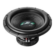 Front view of Deaf Bonce DB-SA275-D2 15" subwoofer showing large cone and Apocalypse logo for high-performance bass output.