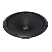 Front view of the Deaf Bonce MM-60NEO V2 6.5-inch midrange car speaker showing the cone and dust cap design.