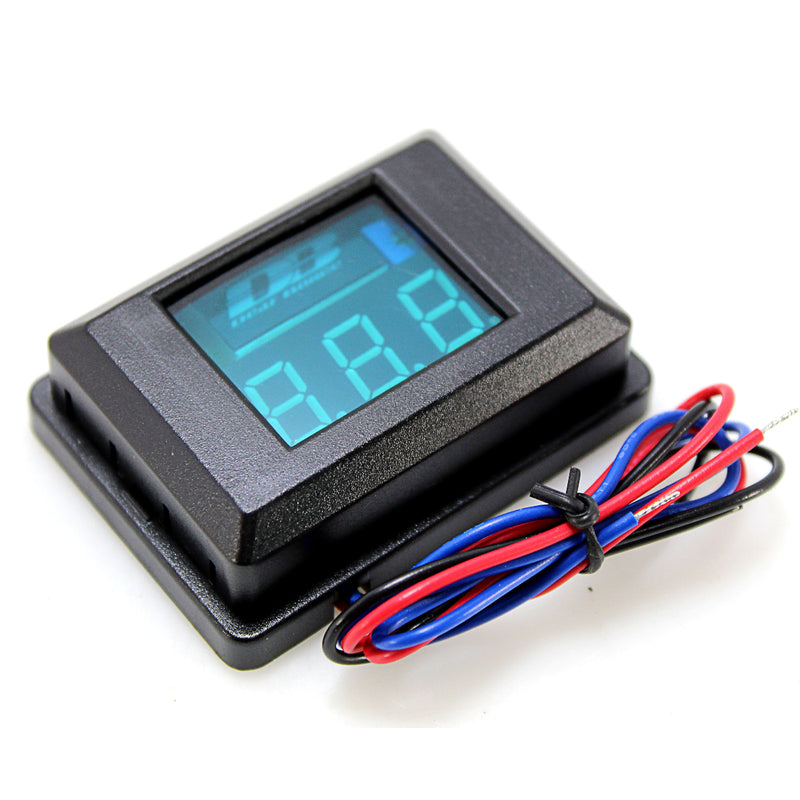 Deaf Bonce Machete Digital 3 Digit Voltmeter 12 Volt DC 9.5 to 16.5 Volts MV-01G top