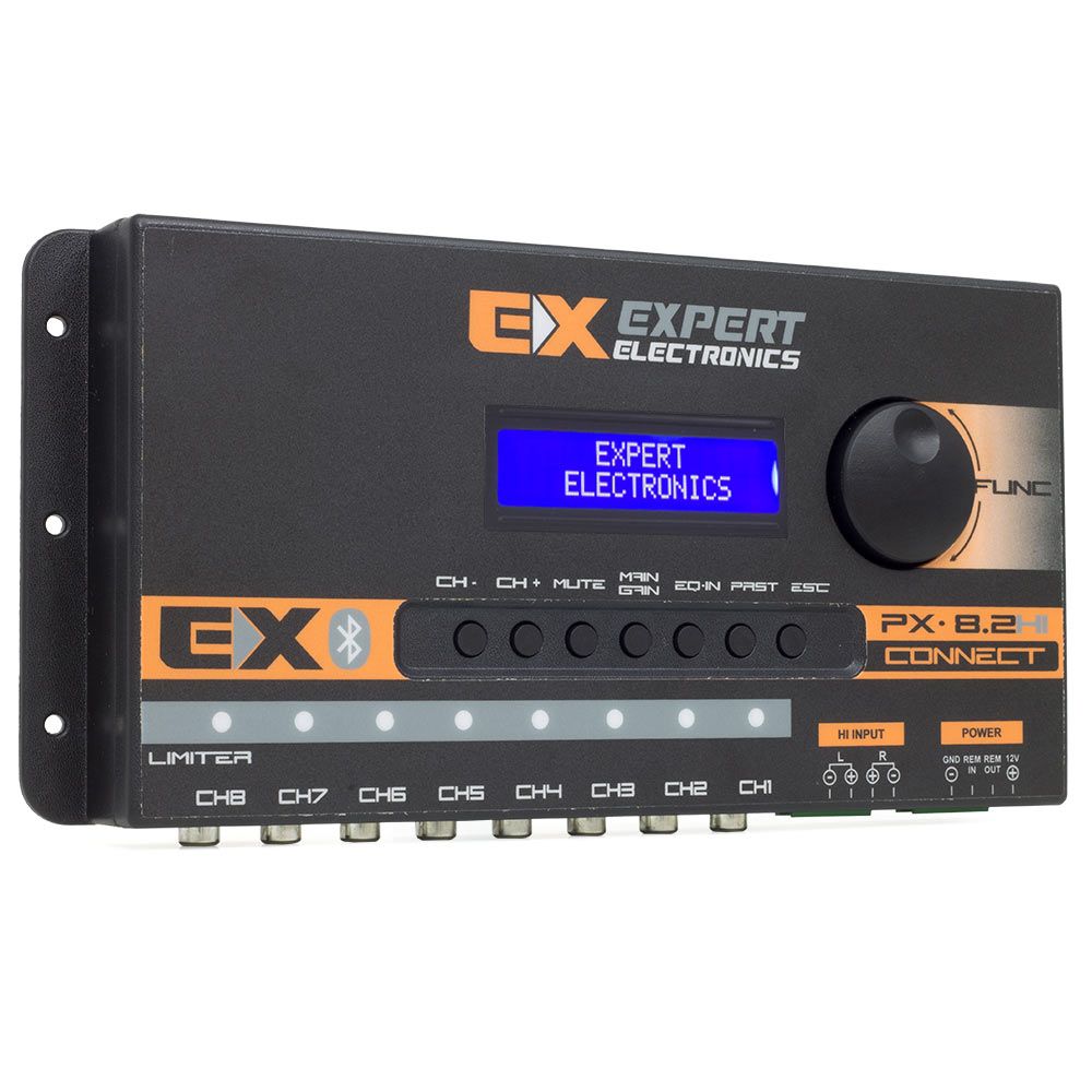 Expert Electronics PX8.2 Connect – 8CH Bluetooth Equalizer & DSP