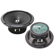 Deaf Bonce Hannibal Pair of 6.5-Inch 4 Ohm Midrange Speakers Front and bottom View