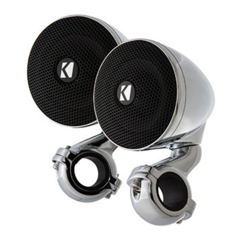 Kicker Mini Enclosed Weather Proof Speaker Pair, 3-Inch 4 Ohm 100W Peak 47PSM34