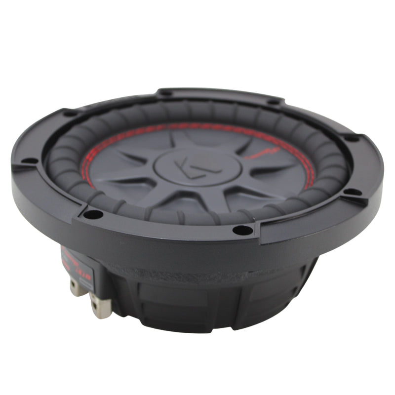 Kicker CompRT Series 8" Dual 4-Ohm Voice Coil Subwoofer 600-Watt Peak 48CWRT84