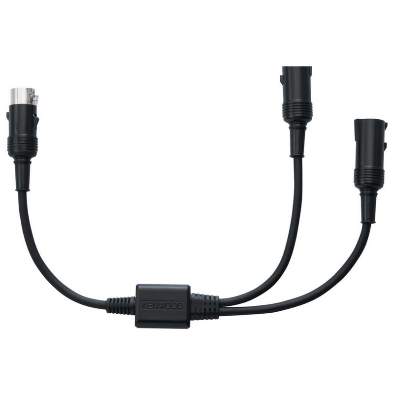 Kenwood CA-Y107MR Marine Y-Cable – Dual Remote Adapter, 14" | Big Jeff Audio cable side view