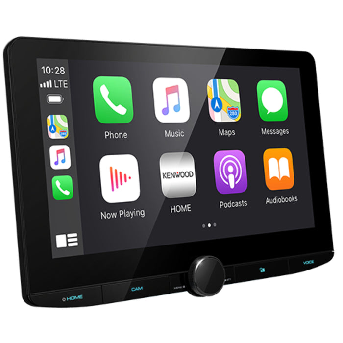 Kenwood 10.1" Floating Panel Digital Media Receiver W/ CarPlay & Android Auto