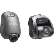 Kenwood DRV-A700WDP dual dash cam with 1440p front & 1080p rear. Built-in Wi-Fi, GPS, HDR, 16GB card, and 26ft cable. Crystal-clear video day or night. front product view