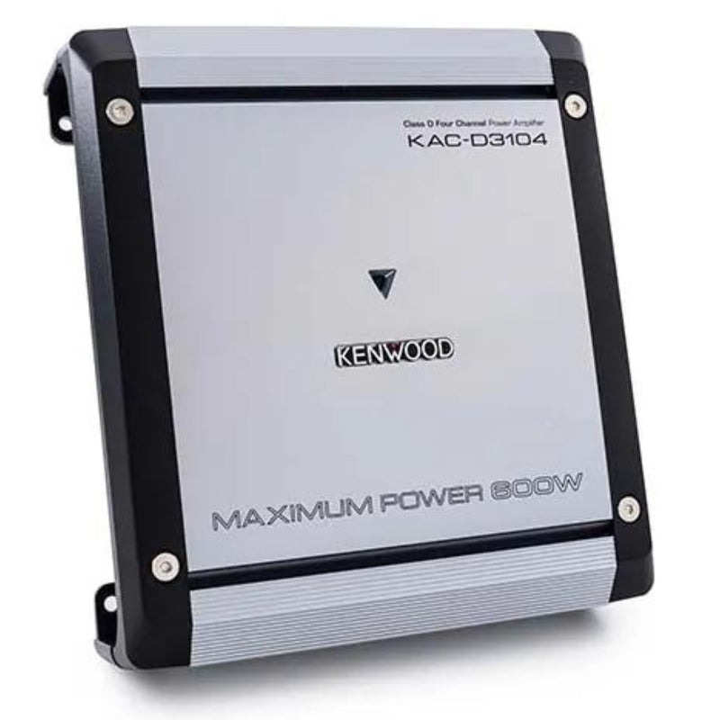 Kenwood Class D 4 Channel 2 ohm Load Capability 600 Watts Power Amplifier