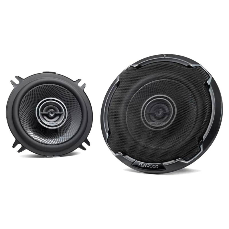 Pair of Kenwood 5.25" 4-Ohm Round 2-Way vehicle speakers 75 Watts RMS KFC-1396PS