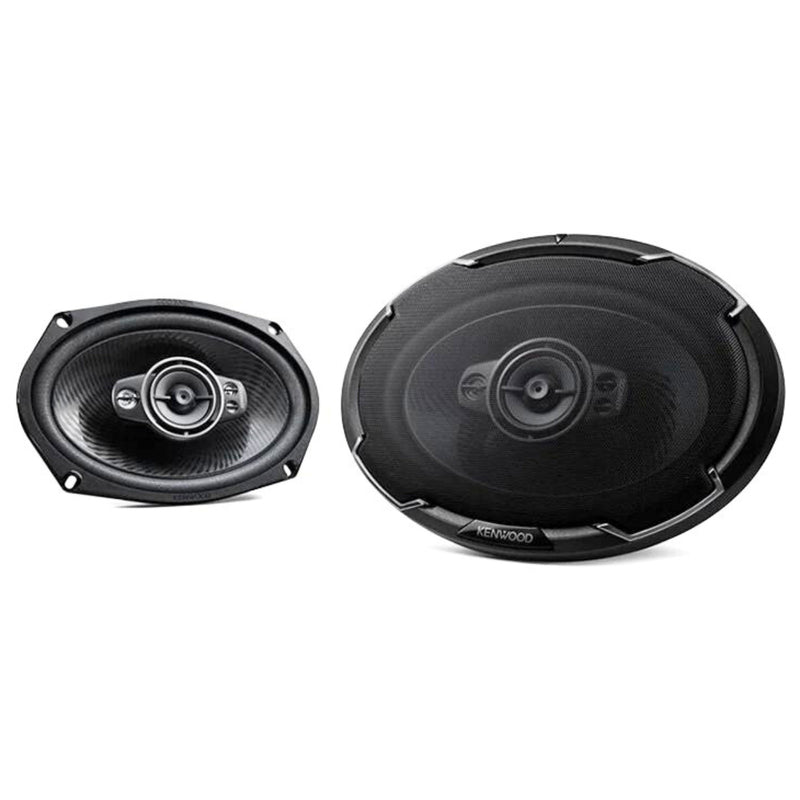 Kenwood KFC-6996PS 6x9 150 Watt RMS 4-Ohm 5-Way Car Audio Speakers front view pair