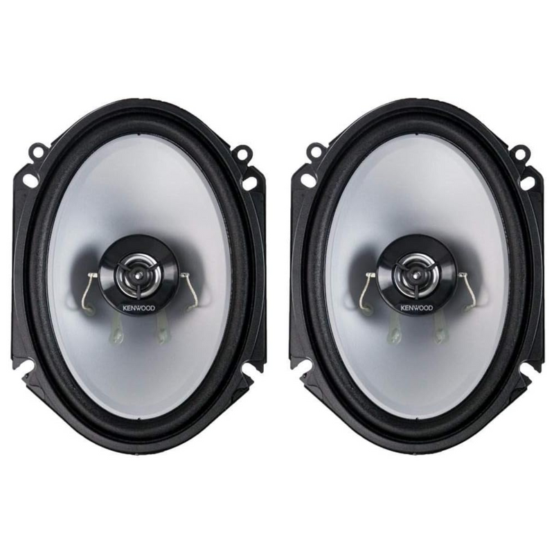 Pair Kenwood 6 x 8 inch 2-Way 30-Watt Car Stereo Speakers