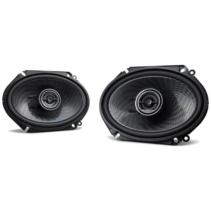 Pair of Kenwood 6x8" Custom Fit 2-way 80W RMS Performance Series Speaker System