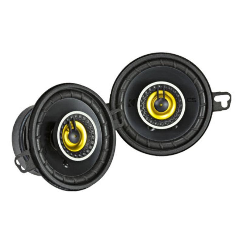 Kicker 3.5" Coaxial 2 Way Pair of Speakers 90W Peak 4-Ohm Car Audio Black