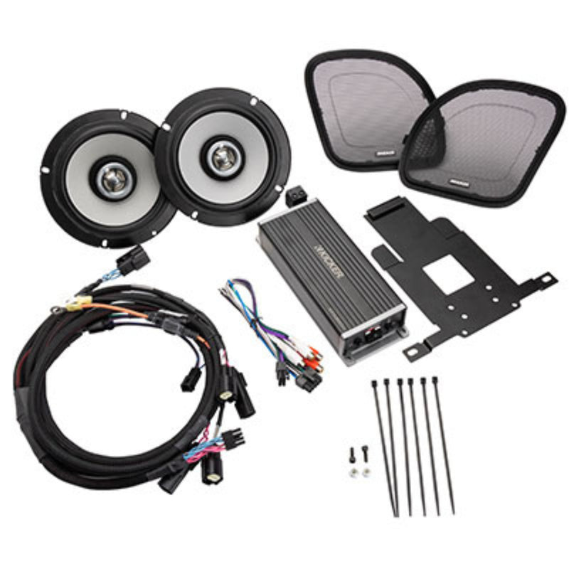 Kicker 6.5" 2015+ Audio Kit For Harley Davidson Road Glide W/ Shark Nose Fairing