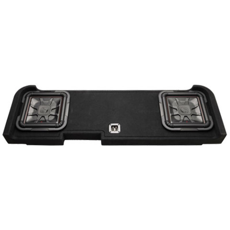 Kicker 12" Dual Loaded Chevy/GMC Down Firing 2 ohm 1200W Subwoofer Enclosure