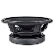 Pair of Deaf Bonce Apocalypse 6.5" Midrange Speakers 130W RMS 4-Ohm AP-M61SE top down side angle picture of a single speaker.