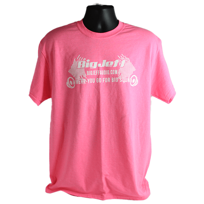Big Jeff Audio "2021 Premium Pink Logo" T-Shirt Big Jeff Audio Merchandise