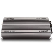 Sundown Audio SAE-3000-V4 3000-watt 1-ohm stable monoblock Class-D car audio amplifier, black aluminum chassis, top view on white background
