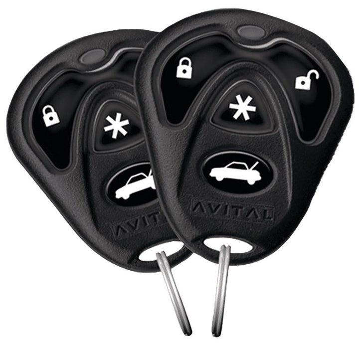 Keyless Remote Entry Module 1-Way Keyless Entry with Two 4-Button Remotes + DB3 Bypass Module — Big ...