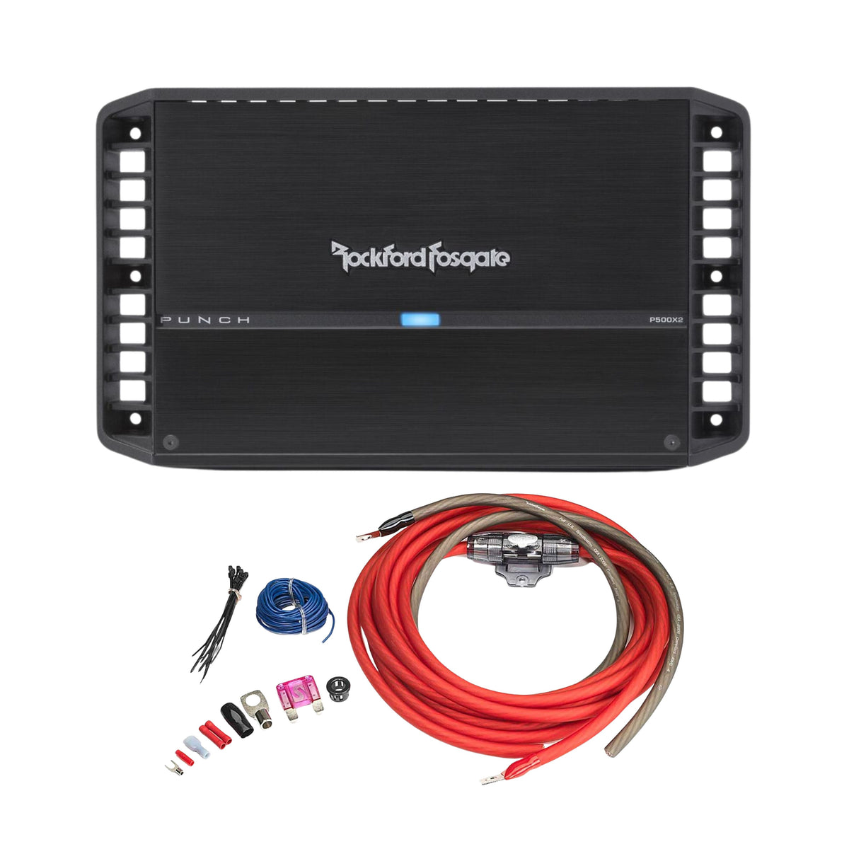 Rockford Fosgate Punch 2 Channel Amplifier 500 Watt Class A/B + Instal