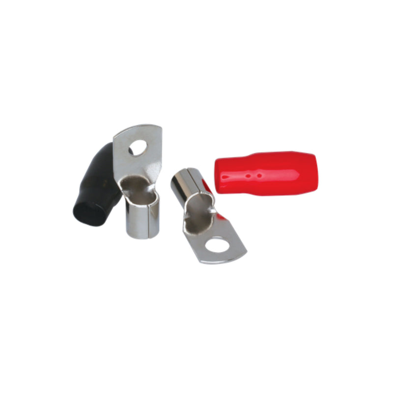 Rockford Fosgate 1/0 AWG Seamed Crimp Style Ring Terminals (2 Pack) RFTS1