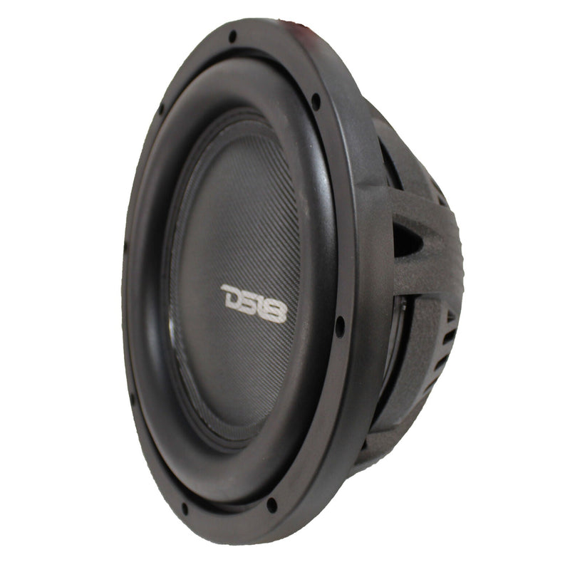 DS18 IXS 10" 600W RMS 4 OHM 2.5" SVC Shallow Subwoofer Pro Car Audio IXS10.4S