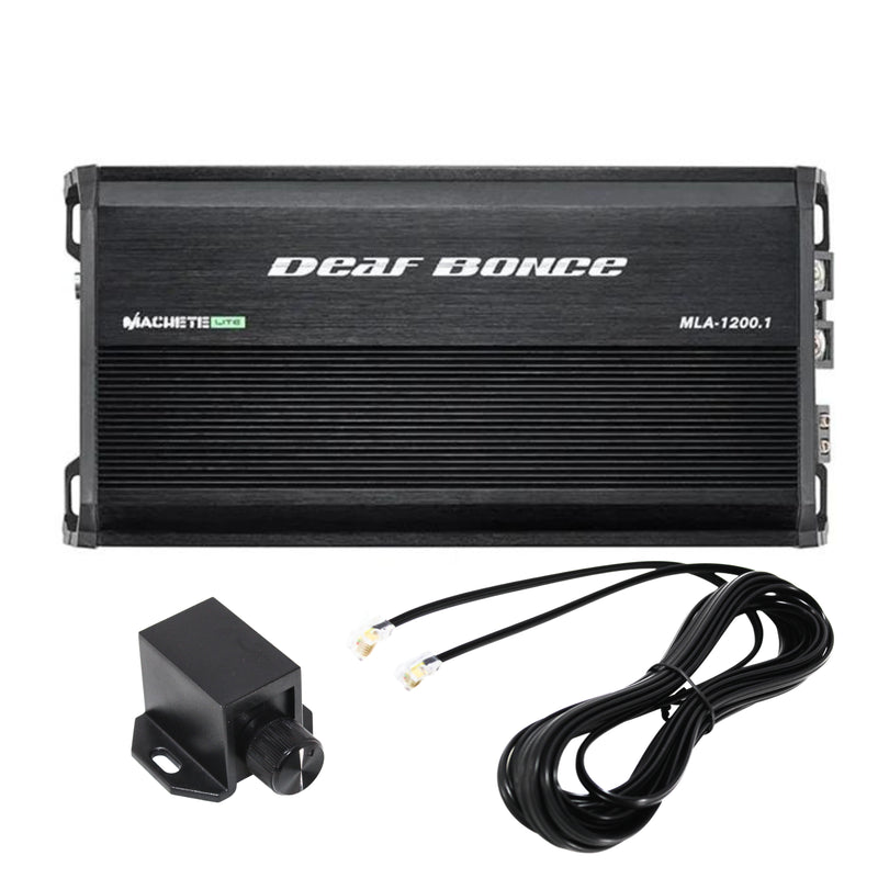 Deaf Bonce Machete 1200W 1 ohm RMS Class D Monoblock Power Amplifier MLA-1200.1