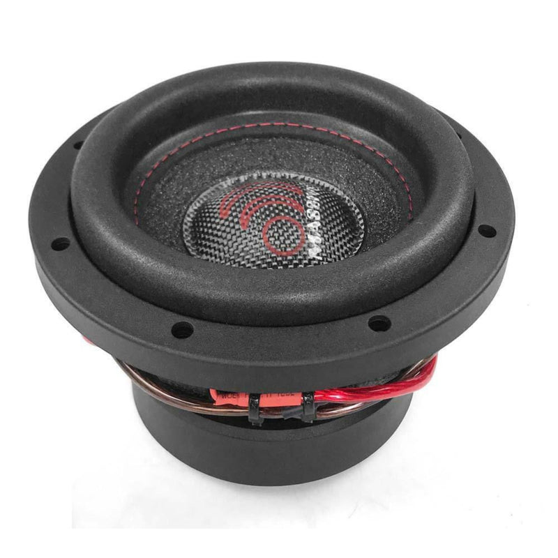 Massive Audio 6" 400 Watt Subwoofer Dual 4 Ohm Shallow Mount SUMMO64S
