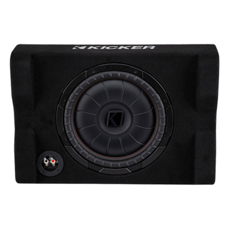 Kicker CompVT Series 12" 400W RMS 2-Ohm Down-Firing Subwoofer Enclosure