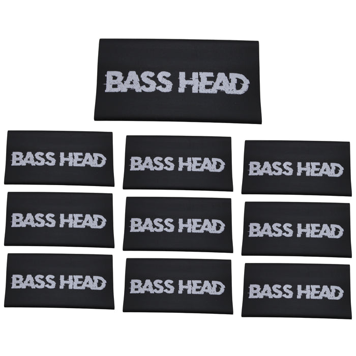 Official Big Jeff Audio BASSHEAD Heat Shrink 0 Gauge 10 Pack Black