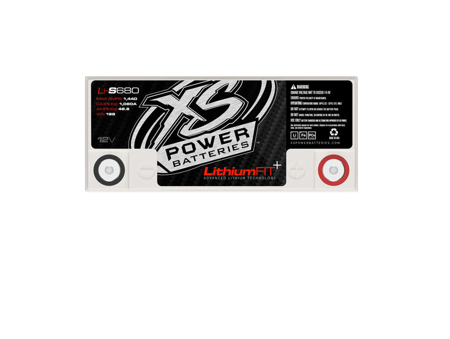XS Power Li-S680 12VDC Lithium Car Audio/Racing Battery 15.6Ah