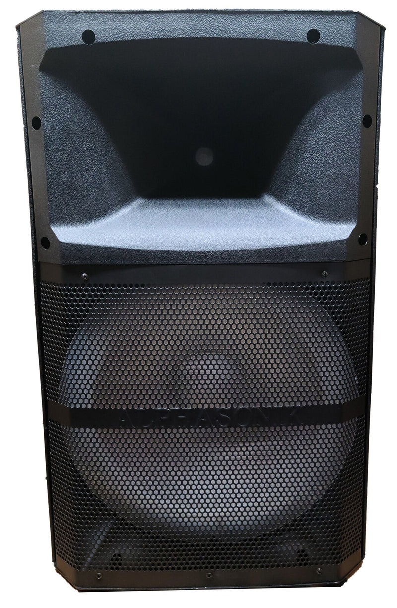 Alphasonik 15" Professional Powered DJ Speaker 1000W Built-in Bluetooth VENUM15