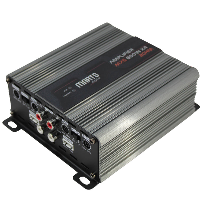 Marts Digital 4 Ch Amplifier Full Range Class D Compact 800W 2 ohm MXS ...