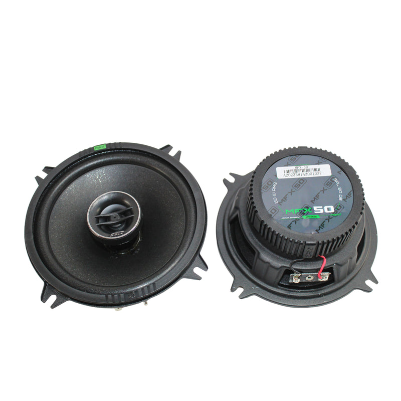 Deaf Bonce 5.2" 50W RMS  4 Ohm Coaxial Speakers Machete FIGHT Series MFX-50