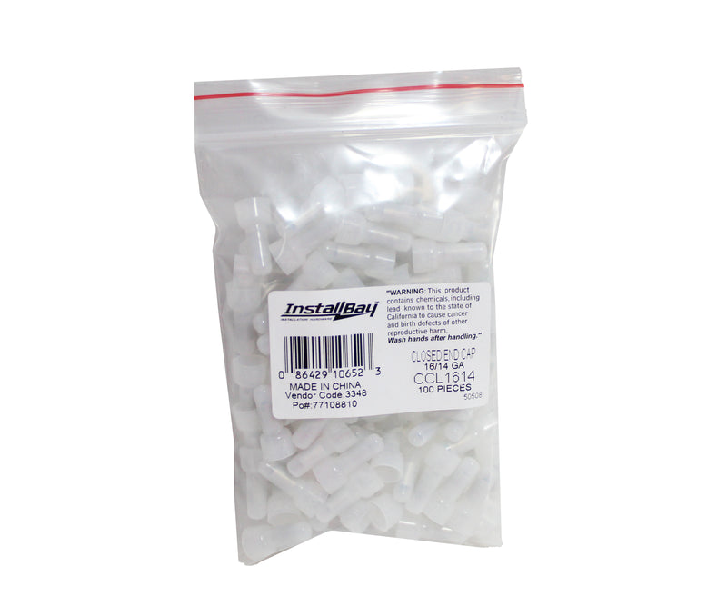 Install Bay Nylon Long Neck Crimp Cap 16-14 Gauge Wire Connector 500 Pack