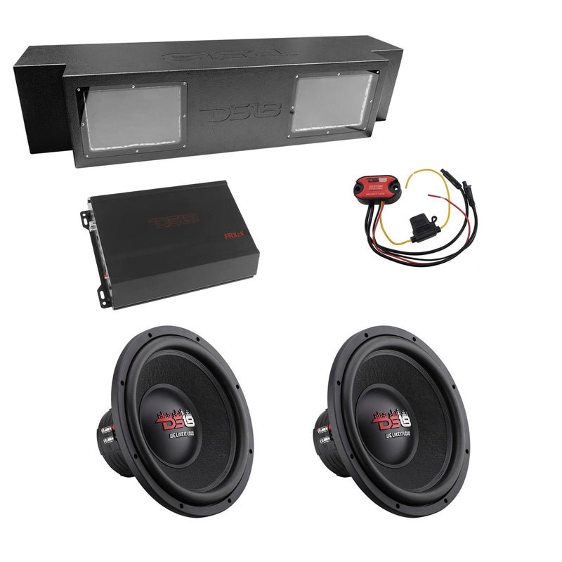 DS18 Loaded RGB Soundbar Black Jeep Wrangler Speakers Amp Tweeters 07-19
