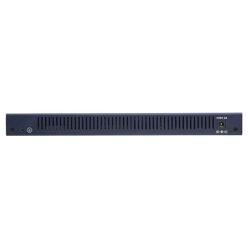 NETGEAR - 16-Port 10/100/1000 Mbps Gigabit Unmanaged Switch - Blue