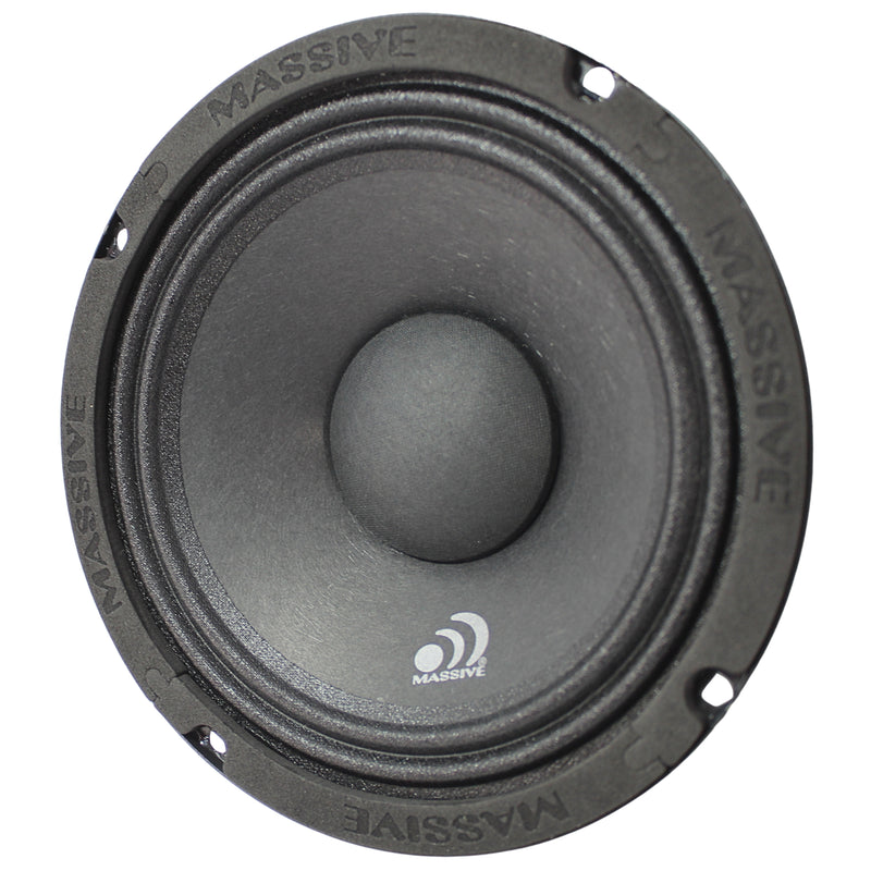 Massive Audio MB6 6.5" 300 Watt Max 4 Ohm Mid-Bass Speaker MA-MB6-V2