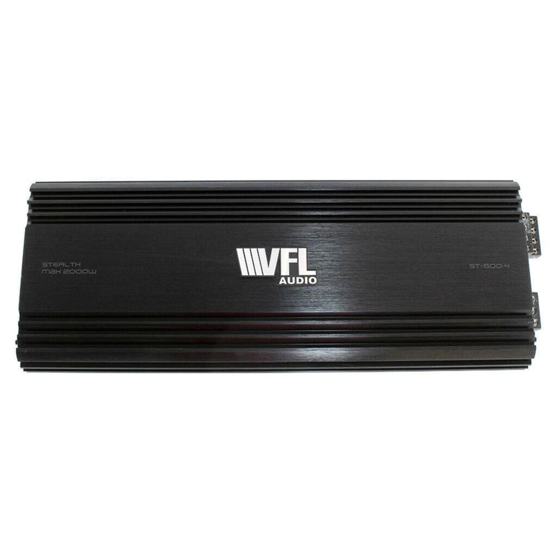 American Bass 4 Channel Class AB Amplifier Max 2000W Pro Audio STEALTH500.4