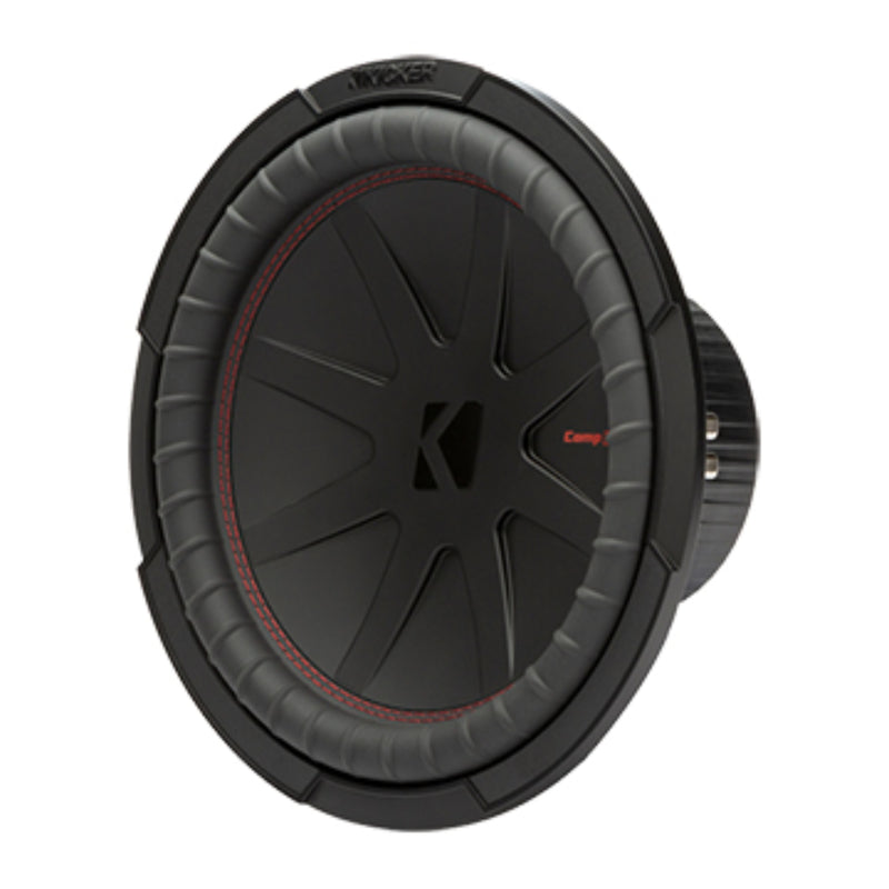 Kicker 15" 4 Ohm 1600W Peak CompR Pro Car Audio Subwoofer Black 48CWR154