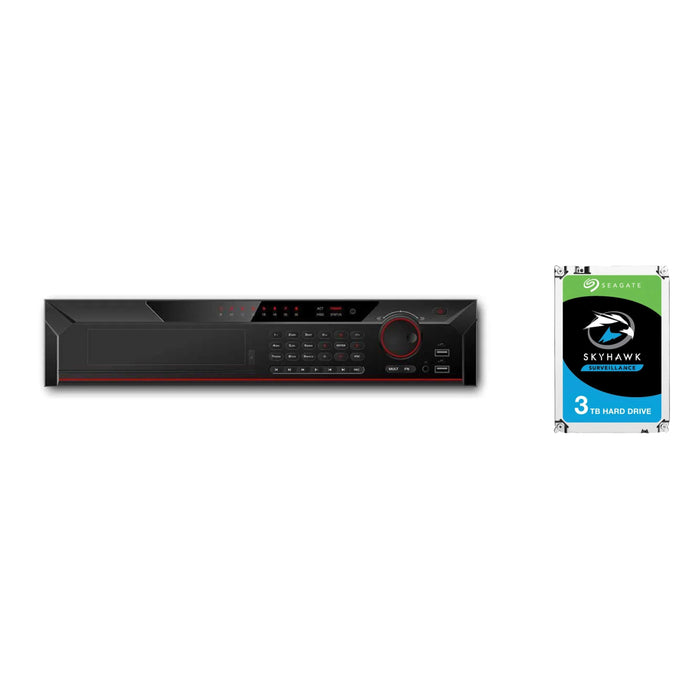 ENS Security 32 CH Penta-brid 4K - N/5MP 2U Digital Video Recorder + 3TB HDD