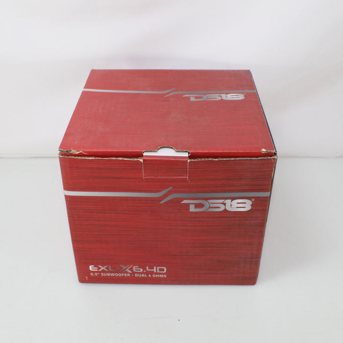 6.5" Subwoofer 800 Watts Dual 4 Ohm DVC DS18 EXL-X6.4D OPEN BOX