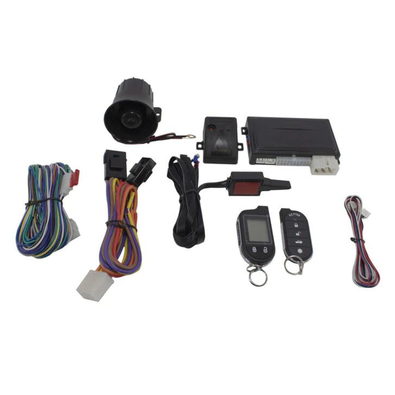 Keyless Entry Security w/ Remote Start Car Alarm Anti Theft 2 Way G5.2W V2