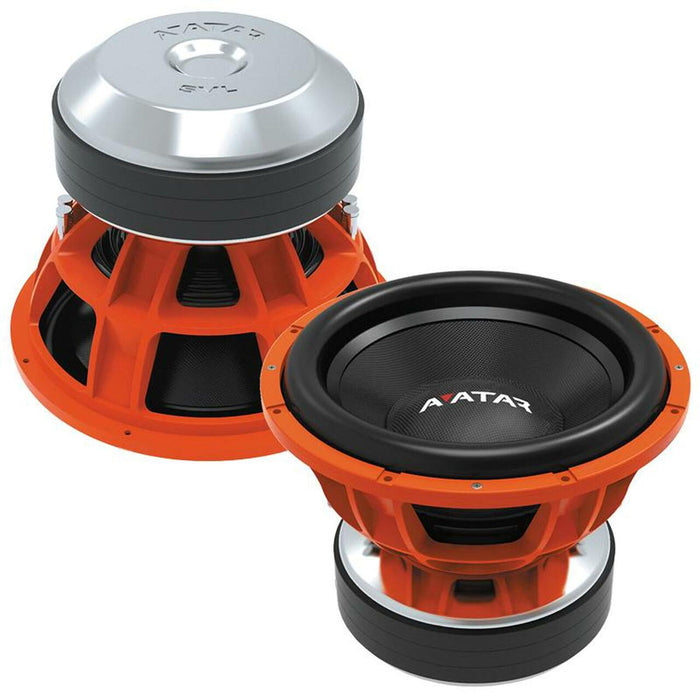 Avatar Car Audio Orange 15" Bass Subwoofer 1-Ohm 7599 Watts Peak SVL-1547-D1