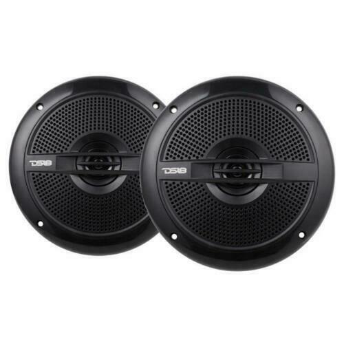 DS18 Car Audio 6.5" Marine Speakers Power Sports Waterproof Black 760W HYDRO65BK