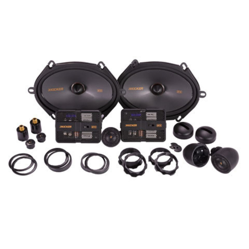 Kicker KS Series 6"x8" 4 Ohm 125 Watts Component Speaker System 51KSS6804