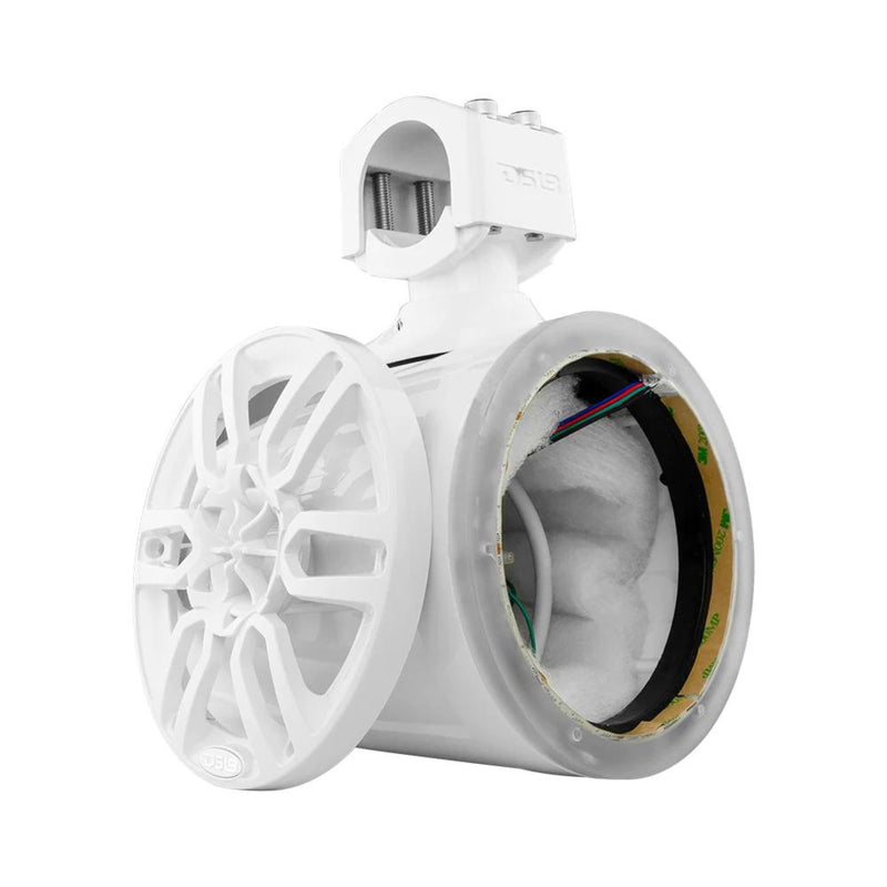 DS18 HYDRO X6TP-NS-(RD, BK, WH) 6.5" Marine Tower with Integrated RGB LED Lights