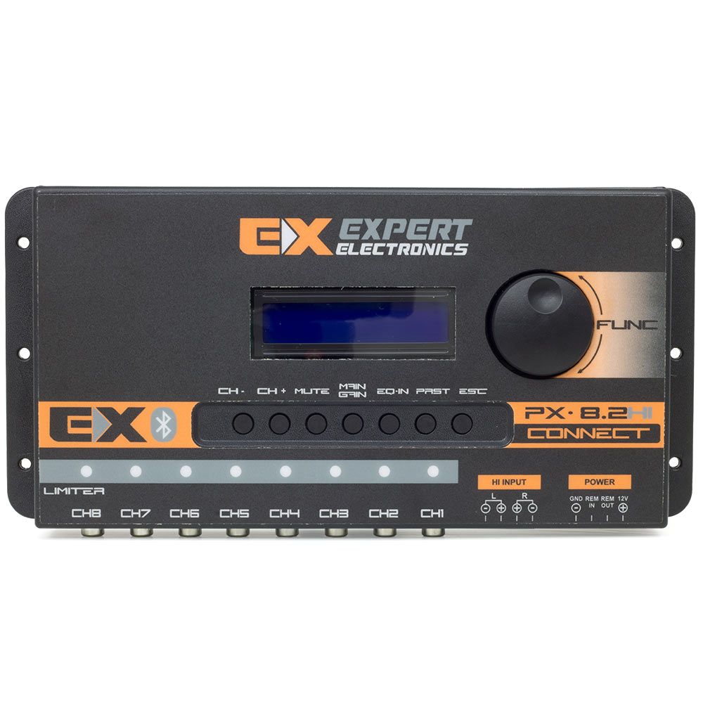 Expert Electronics PX8.2 Connect – 8CH Bluetooth Equalizer & DSP