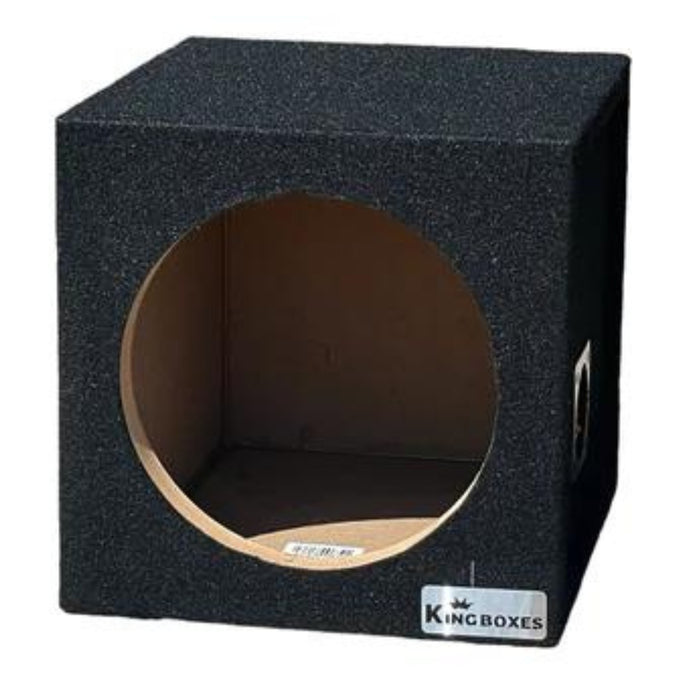 King Boxes 10" Single Sealed Carpeted Universal Subwoofer Box / S10S